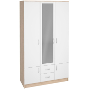 дуб сонома / белый