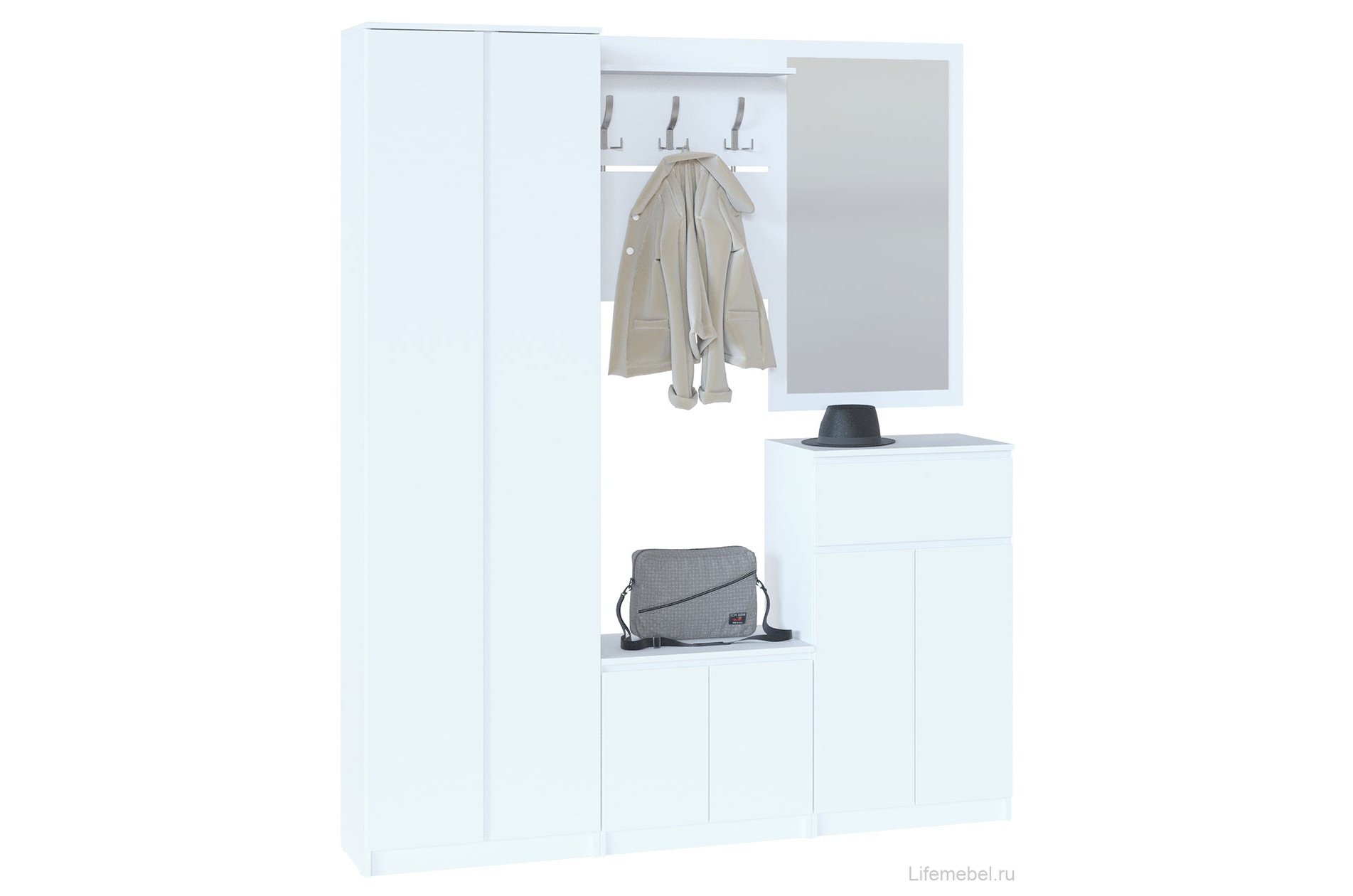 Шкаф ШО-4 белый