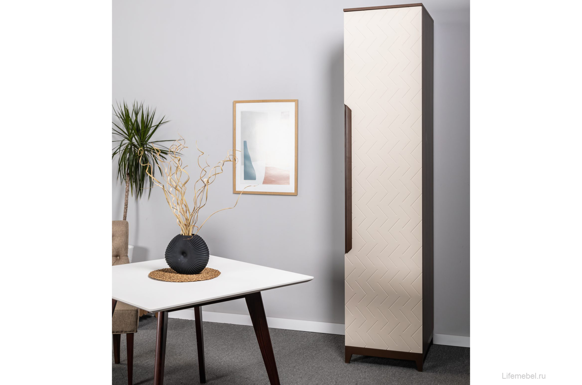 Шкаф Сканди беж