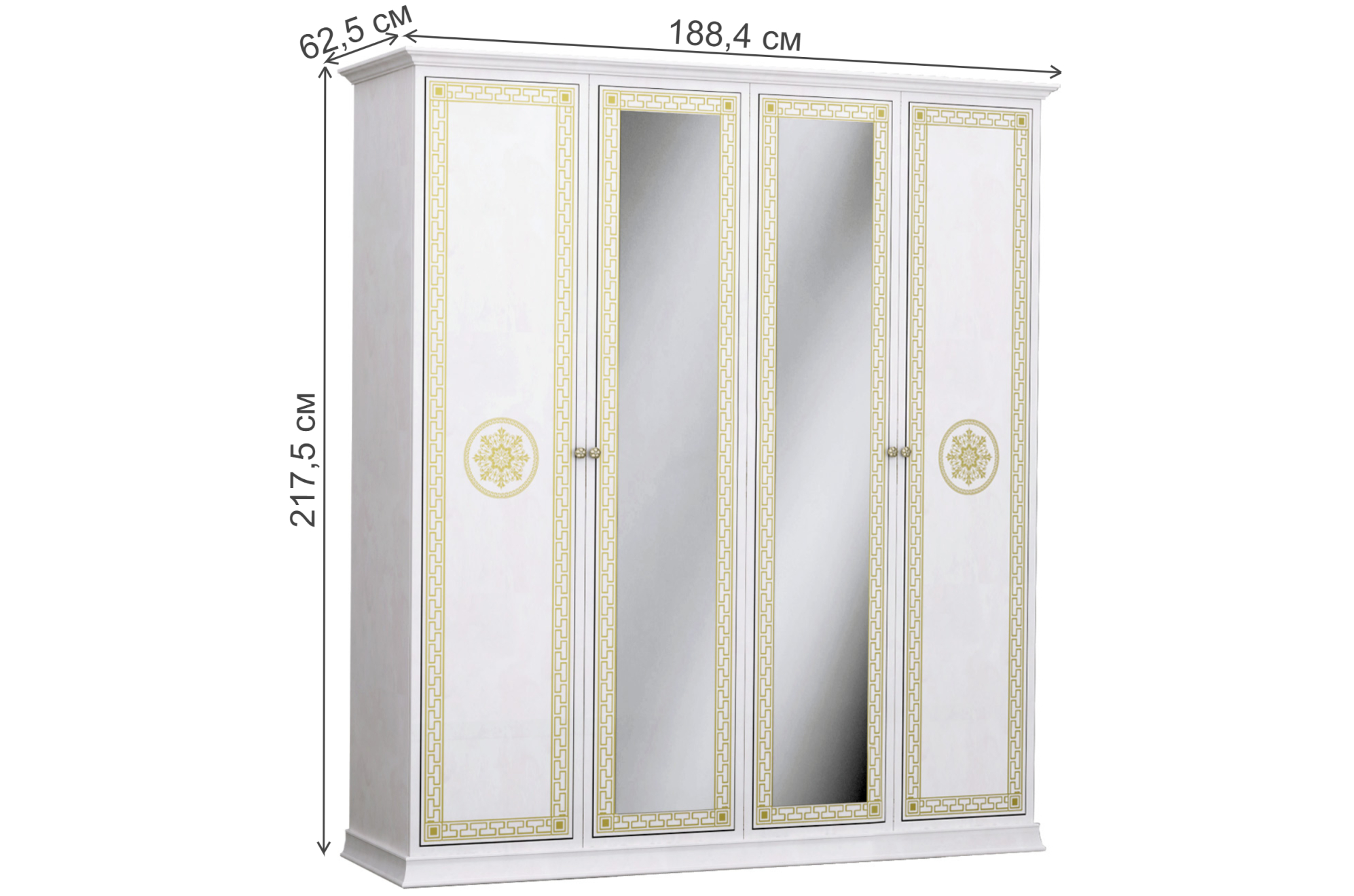 Шкаф Версаль 33.102 беж