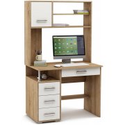 дуб сонома / белый