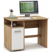 дуб сонома / белый