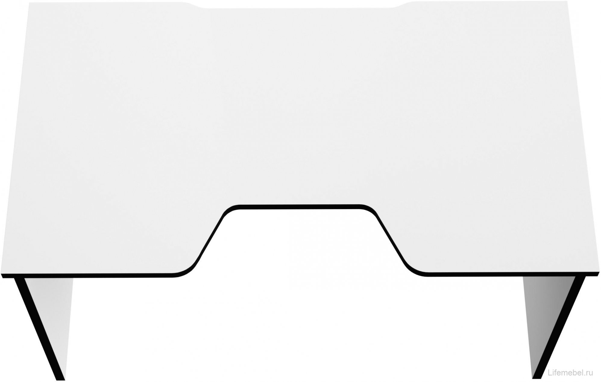Компьютерный стол С-240 белый / черный