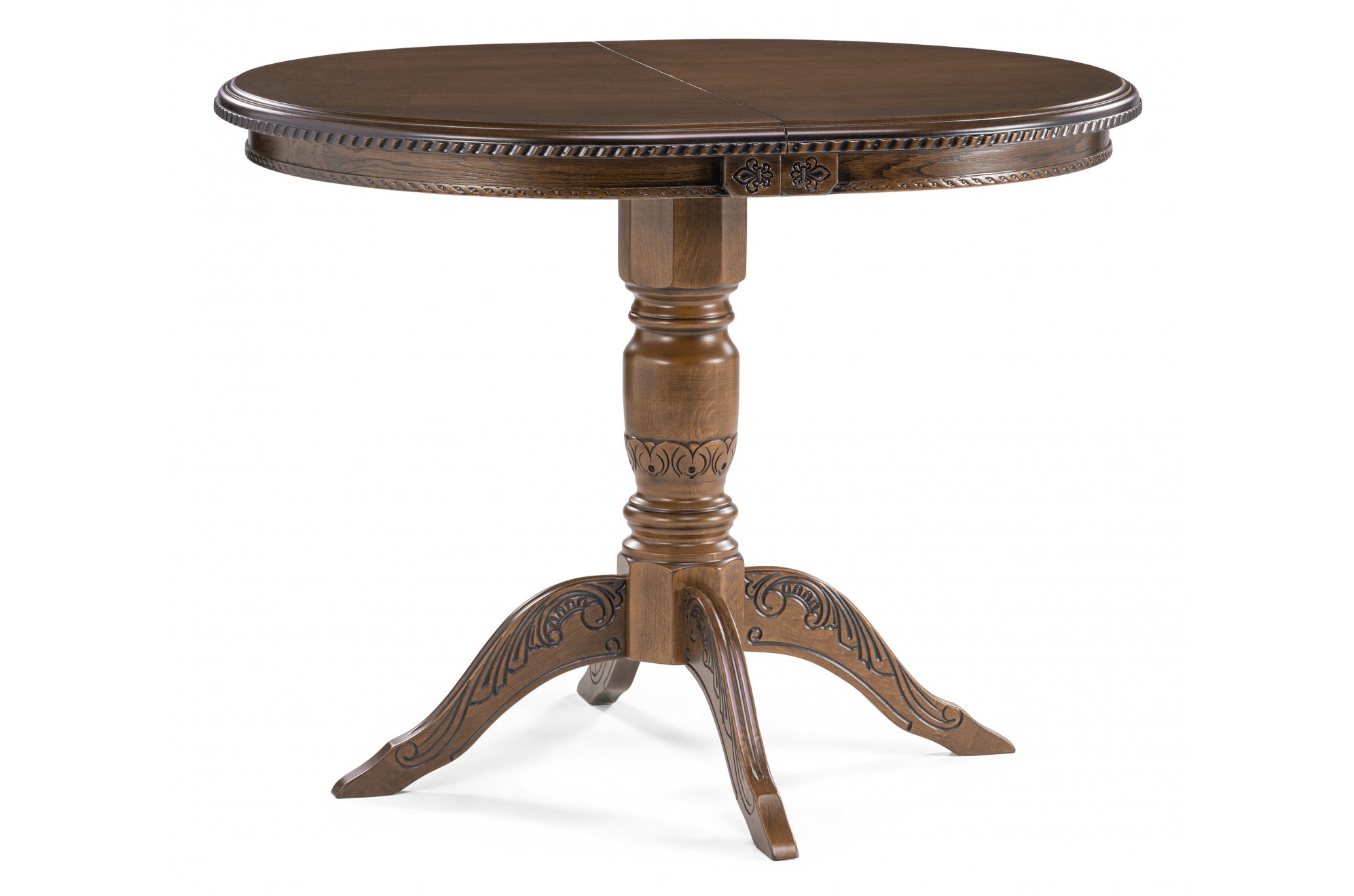 Деревянный стол Аллофан круглый орех