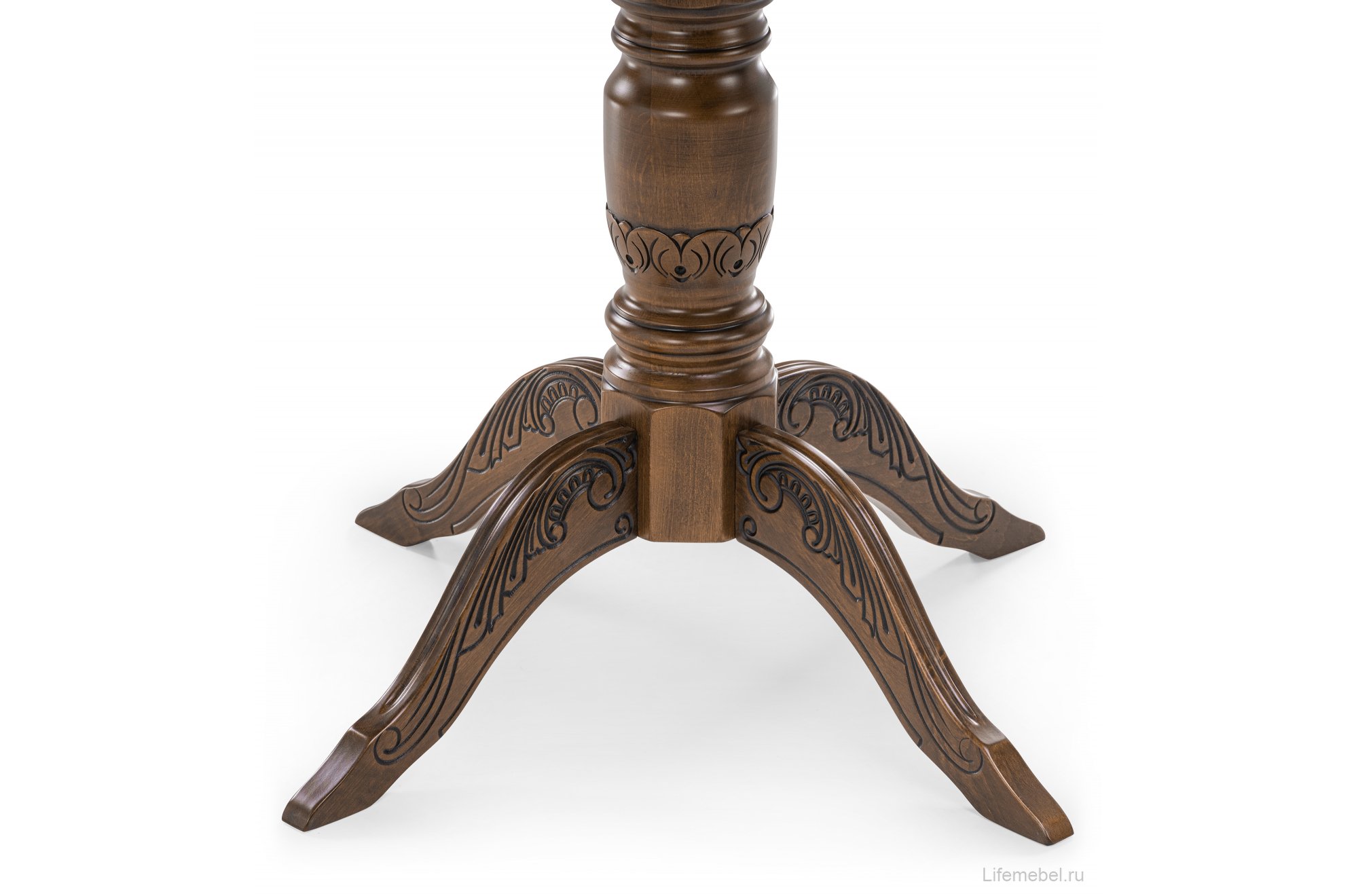 Деревянный стол Аллофан круглый орех