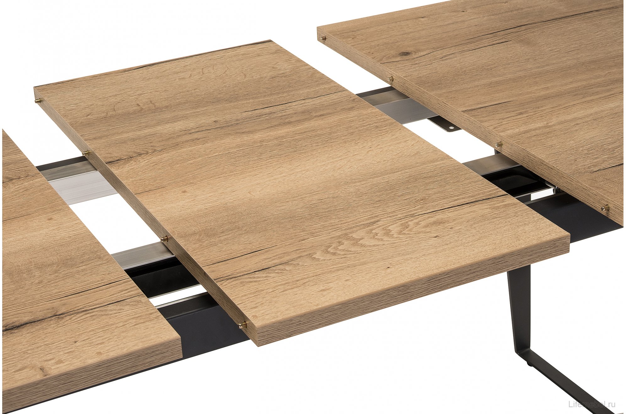 Стол Кхал галифакс натуральный / графит