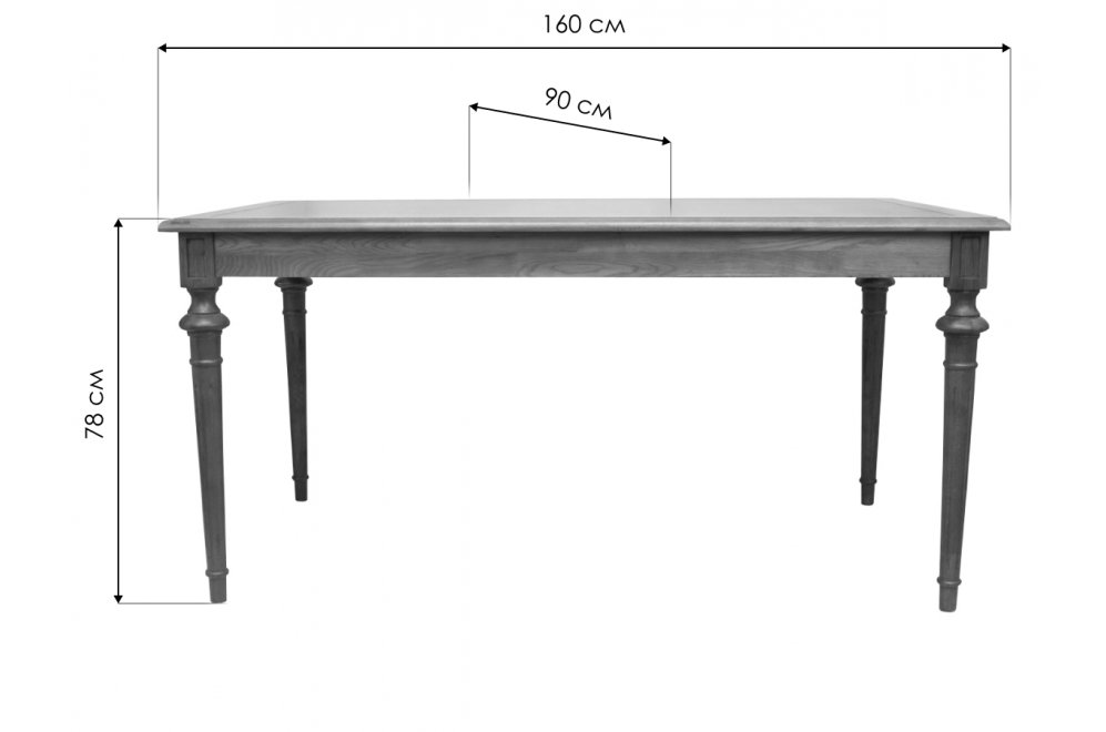 Стол Paton 160 DT-1072-O Стол Paton 160 DT-1072-O