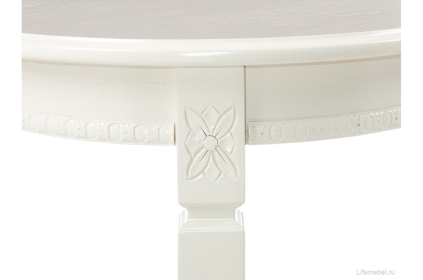Стол Romeo молочный / без патины