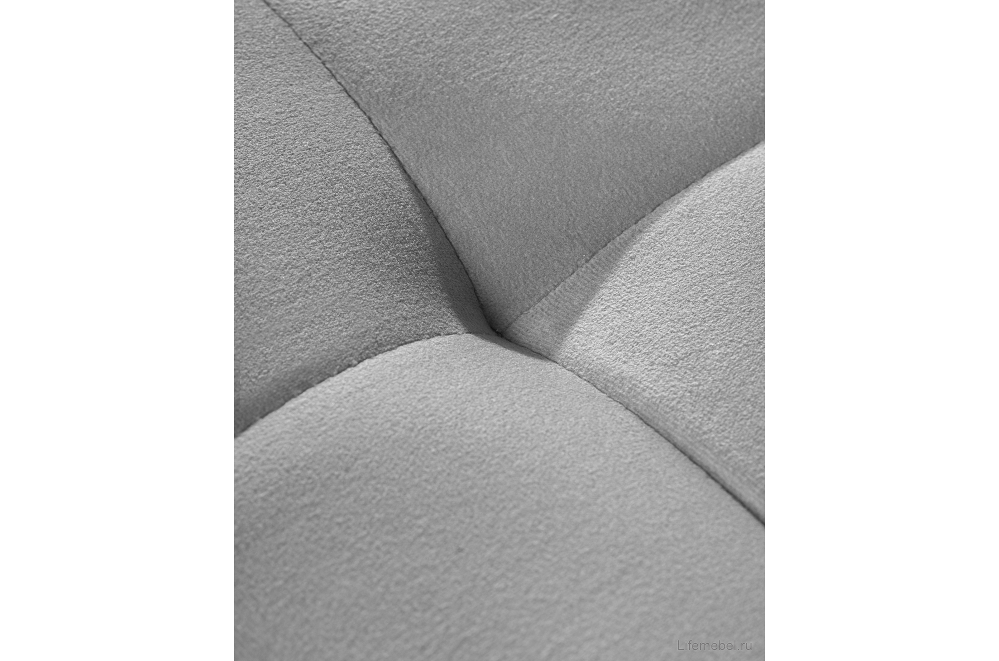 Обеденная группа Эделин светло-серый / бетон / черный матовый