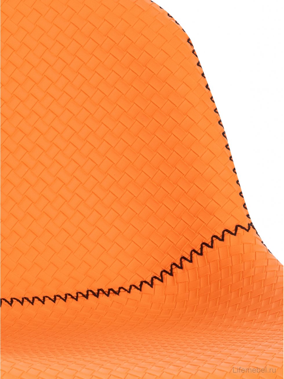 Барный стул Everprof Smile Black экокожа оранжевый