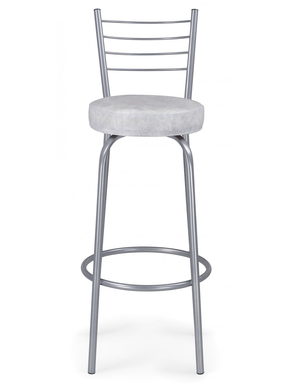 Барный стул Kuroda белый мрамор / светлый мусс