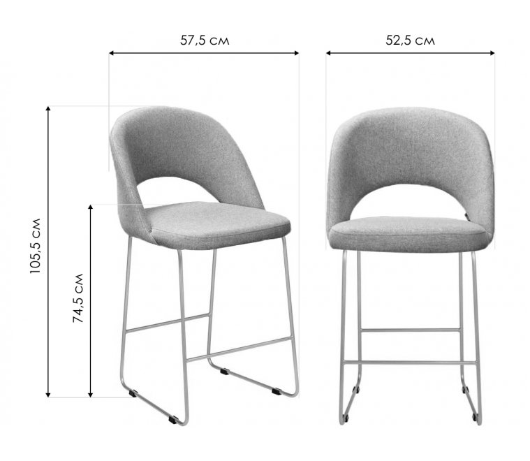 Барный стул Lars Diag beige / линк золото Барный стул Lars Diag beige / линк золото
