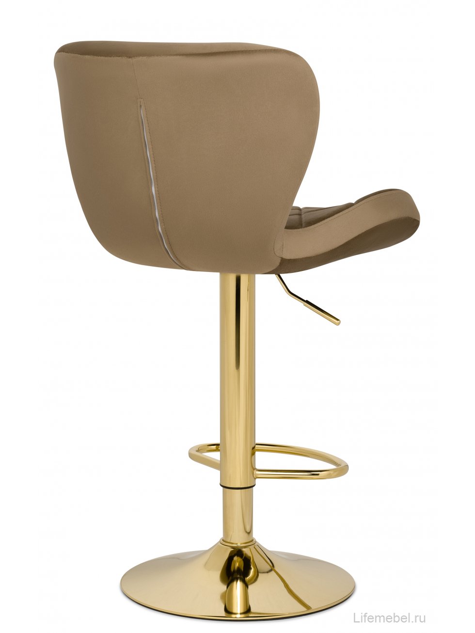 Барный стул Porch dark beige / golden