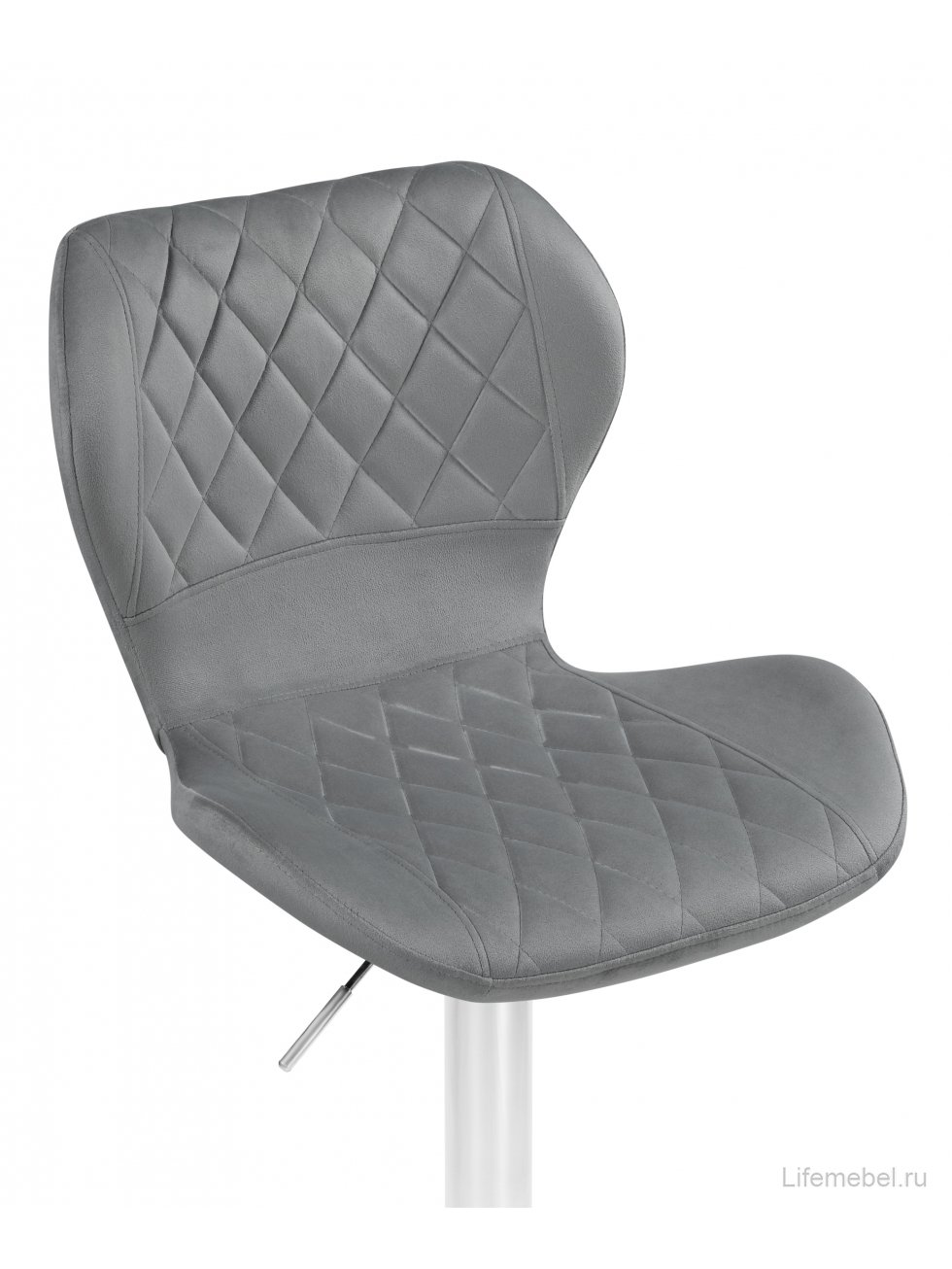 Барный стул Porch chrome / gray
