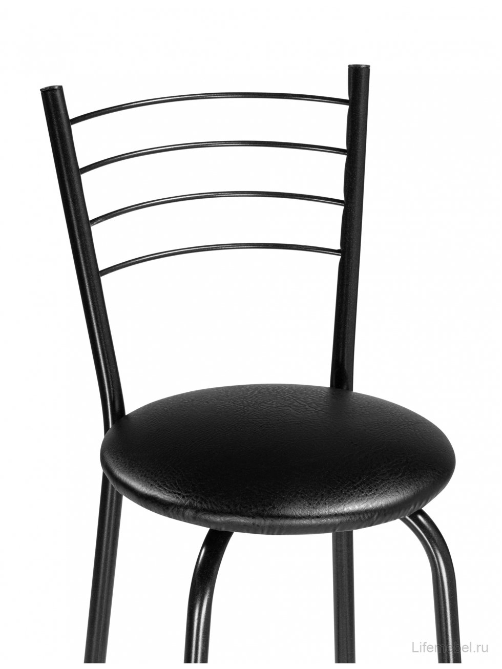 Барный стул Sadov черный / светлый мусс