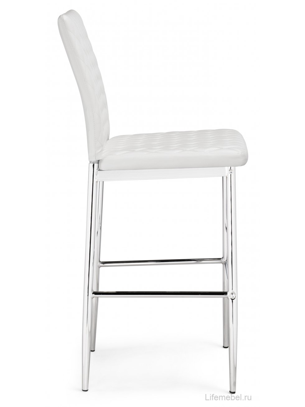 Барный стул Teon white / chrome