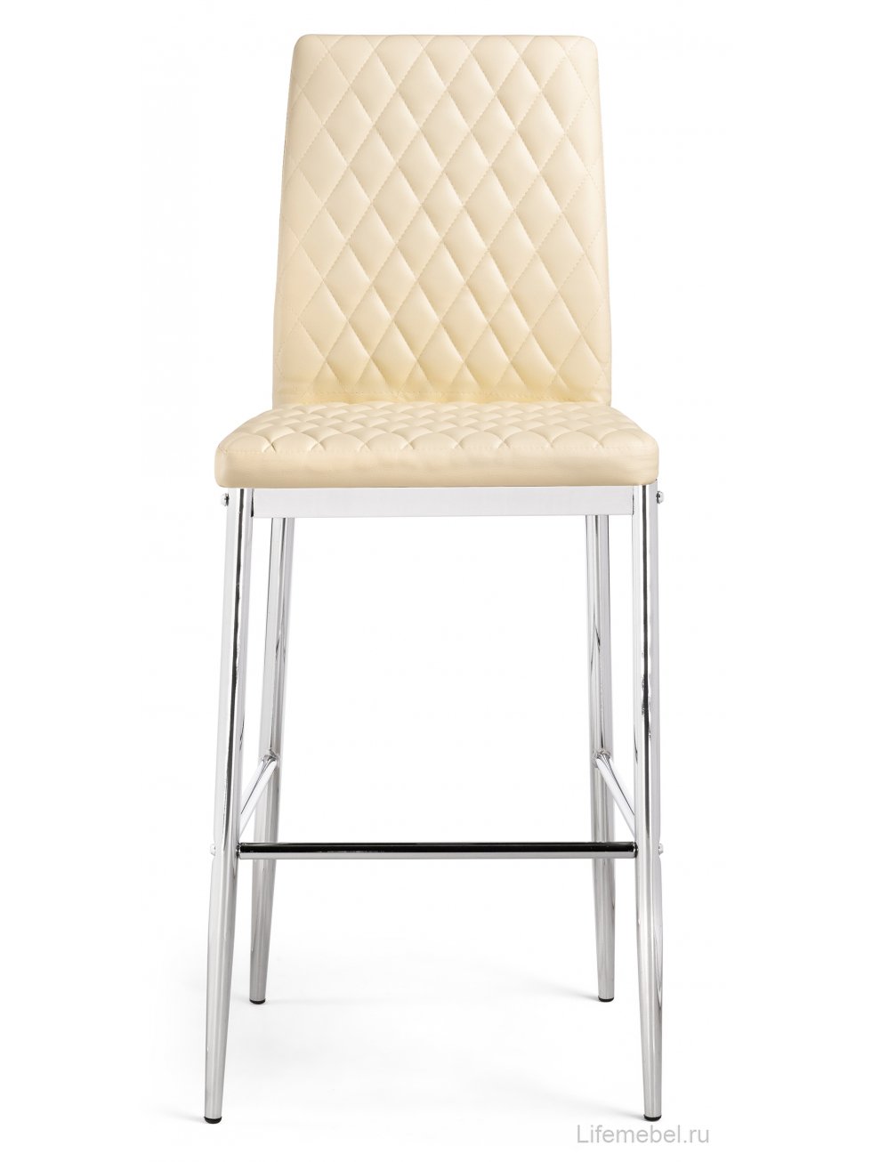 Барный стул Teon beige / chrome