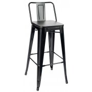 черный глянцевый / темное дерево