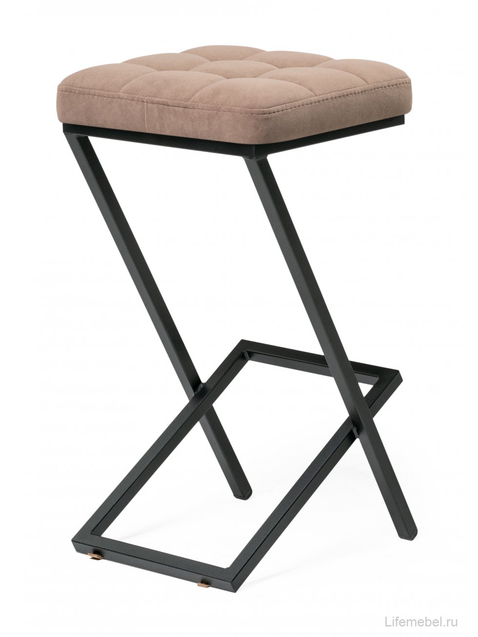 Полубарный стул Амаури катания корица / черный матовый