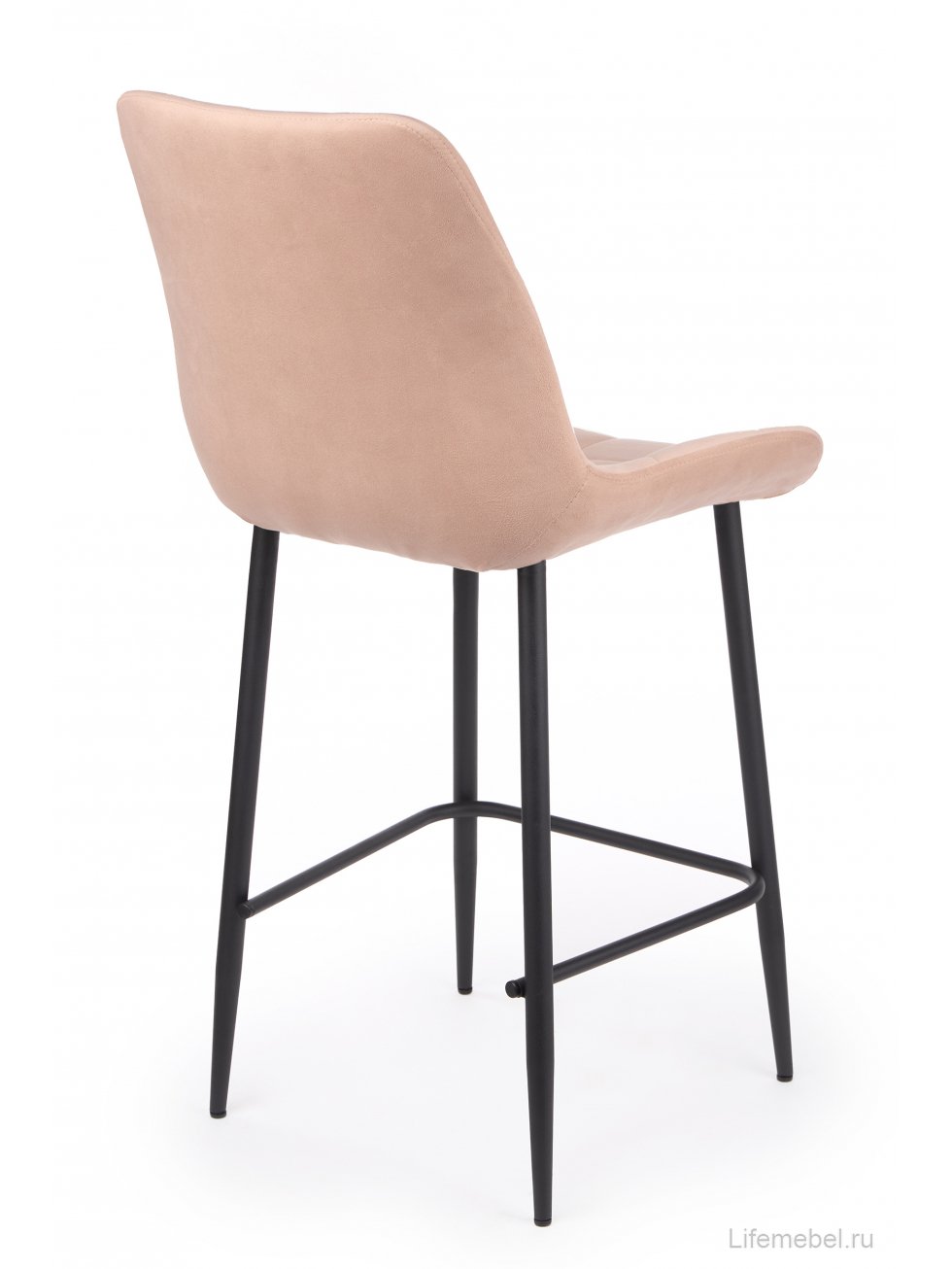 Полубарный стул Челси бежевый (zd 210) / черный