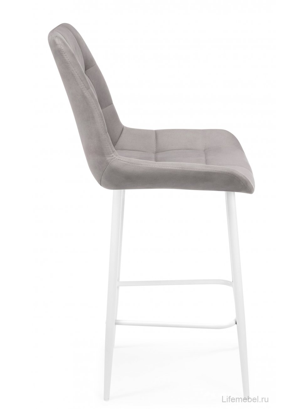 Полубарный стул Челси латте (zd 290) / белый