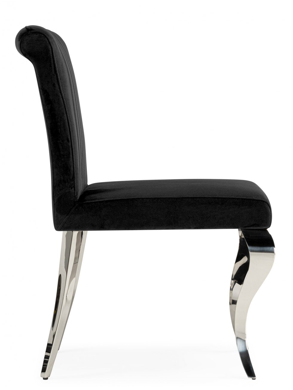 Стул на металлокаркасе Joan черный / хром