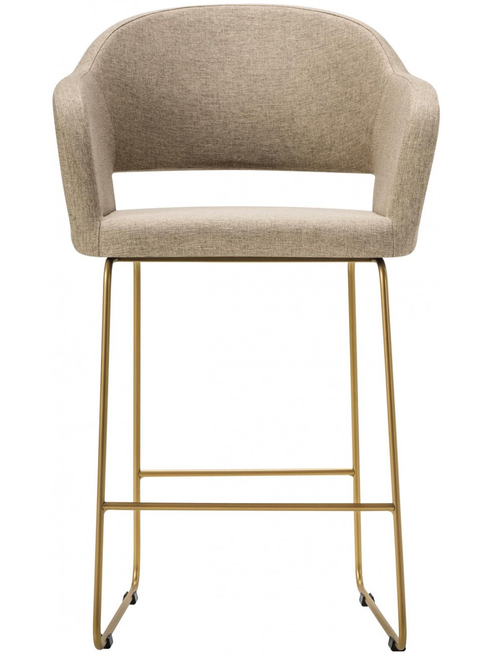 Полубарный стул Oscar Линк браун / золото