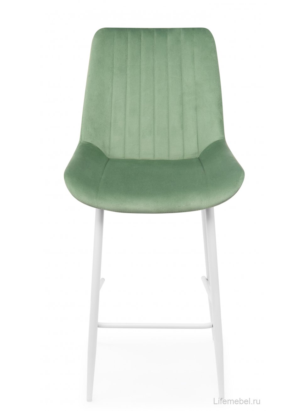 Полубарный стул Седа фисташковый (zd 651) / белый