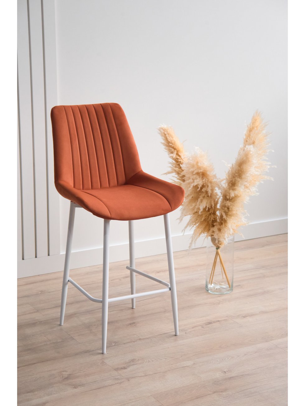 Полубарный стул Седа терракотовый (zd 432) / белый