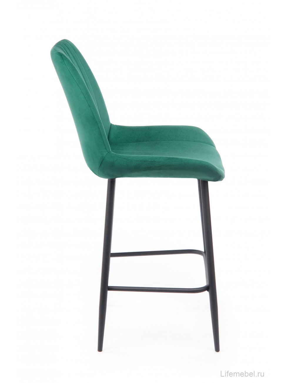 Полубарный стул Седа зеленый (zd 667) / черный