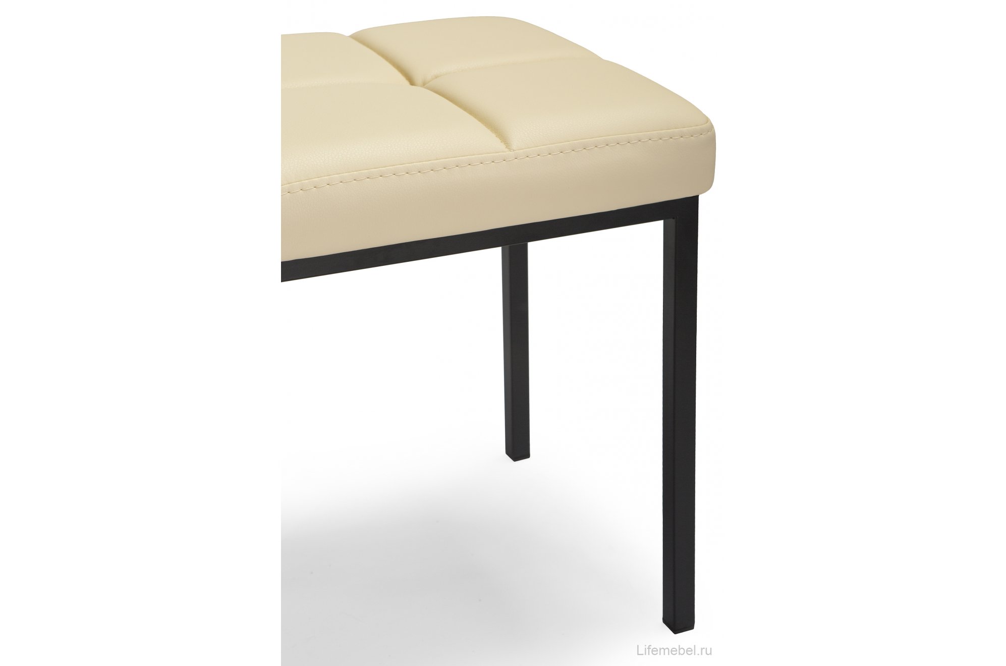 Банкетка Дион кожзам d1 / черный матовый