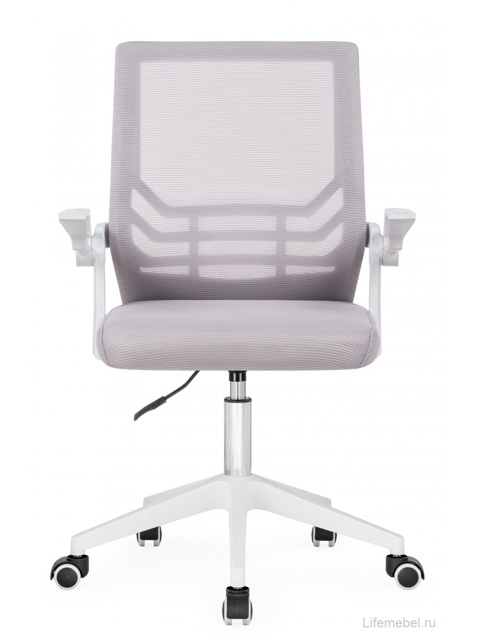 Компьютерное кресло Arrow light gray / white