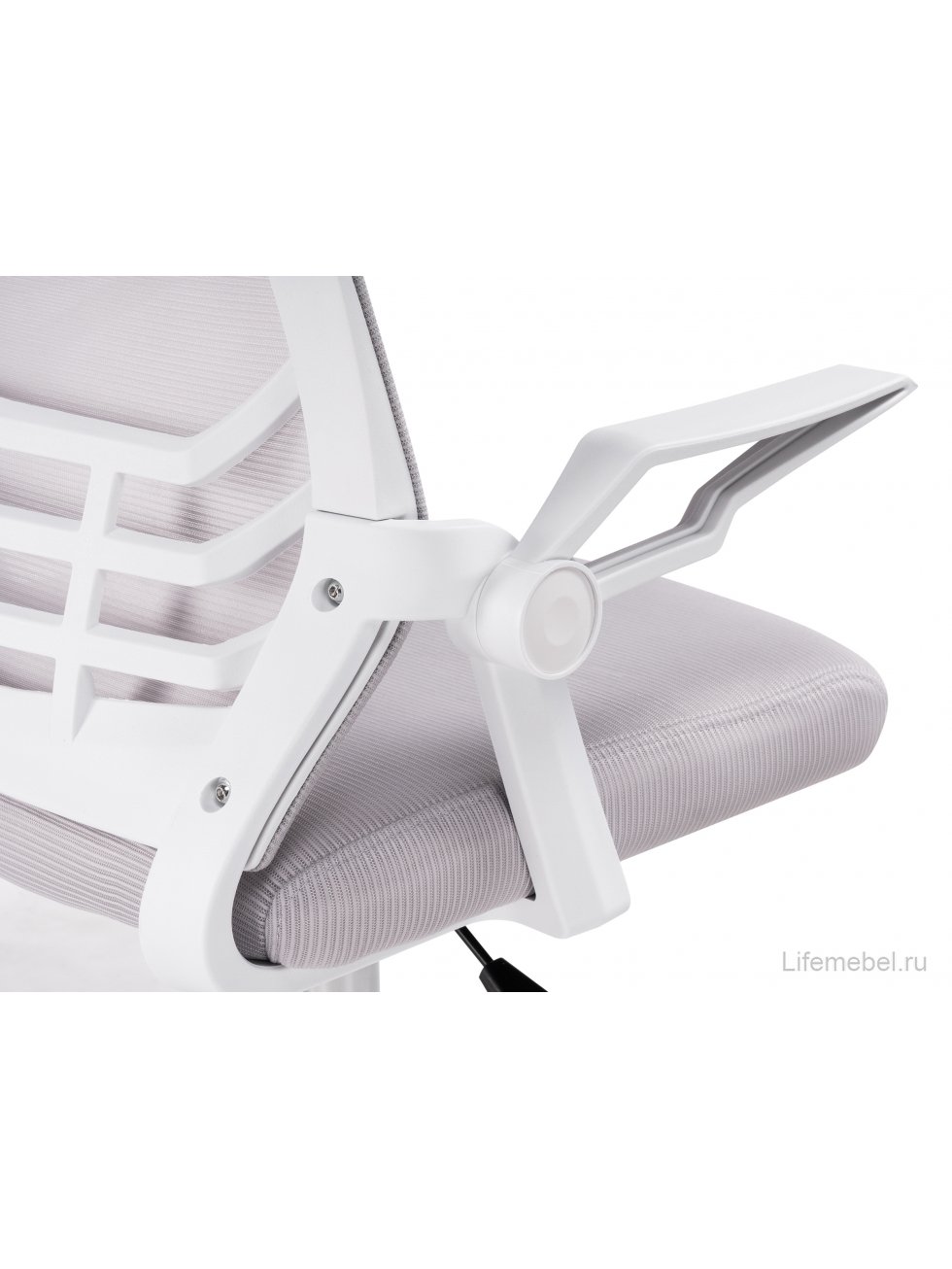 Компьютерное кресло Arrow light gray / white