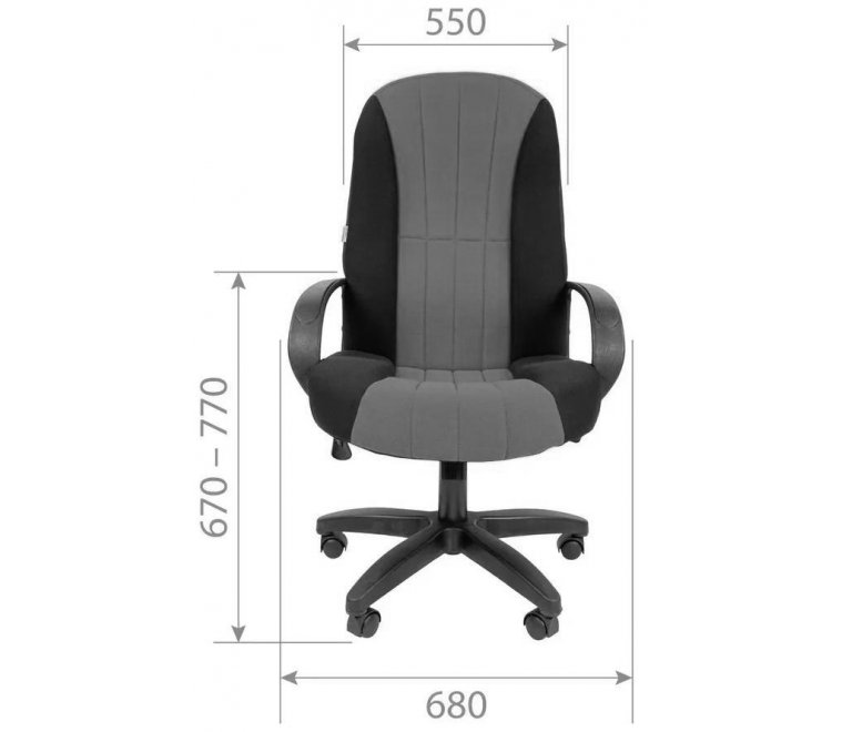 Компьютерное кресло Chairman 685 Т08 черный Компьютерное кресло Chairman 685 Т08 черный