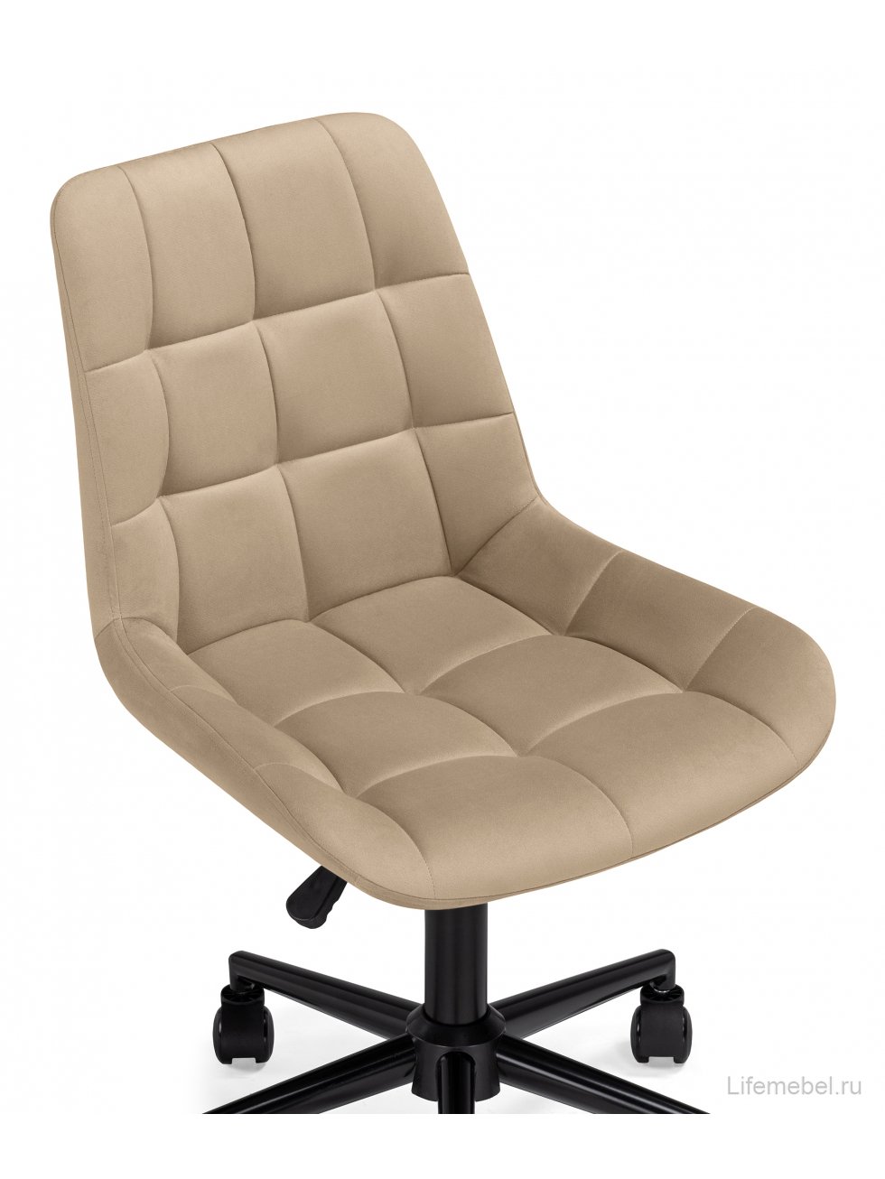 Компьютерное кресло Честер бежевый / черный