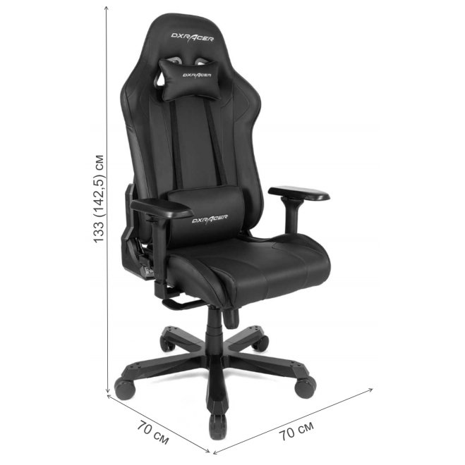 Компьютерное кресло DXRacer OH/K99/NR черный / красный Компьютерное кресло DXRacer OH/K99/NR черный / красный