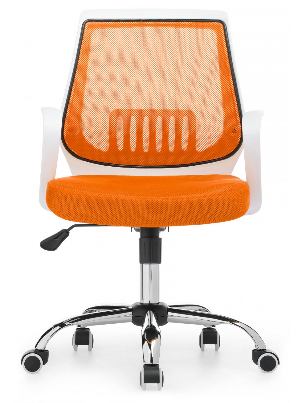 Компьютерное кресло Ergoplus белое / оранжевое