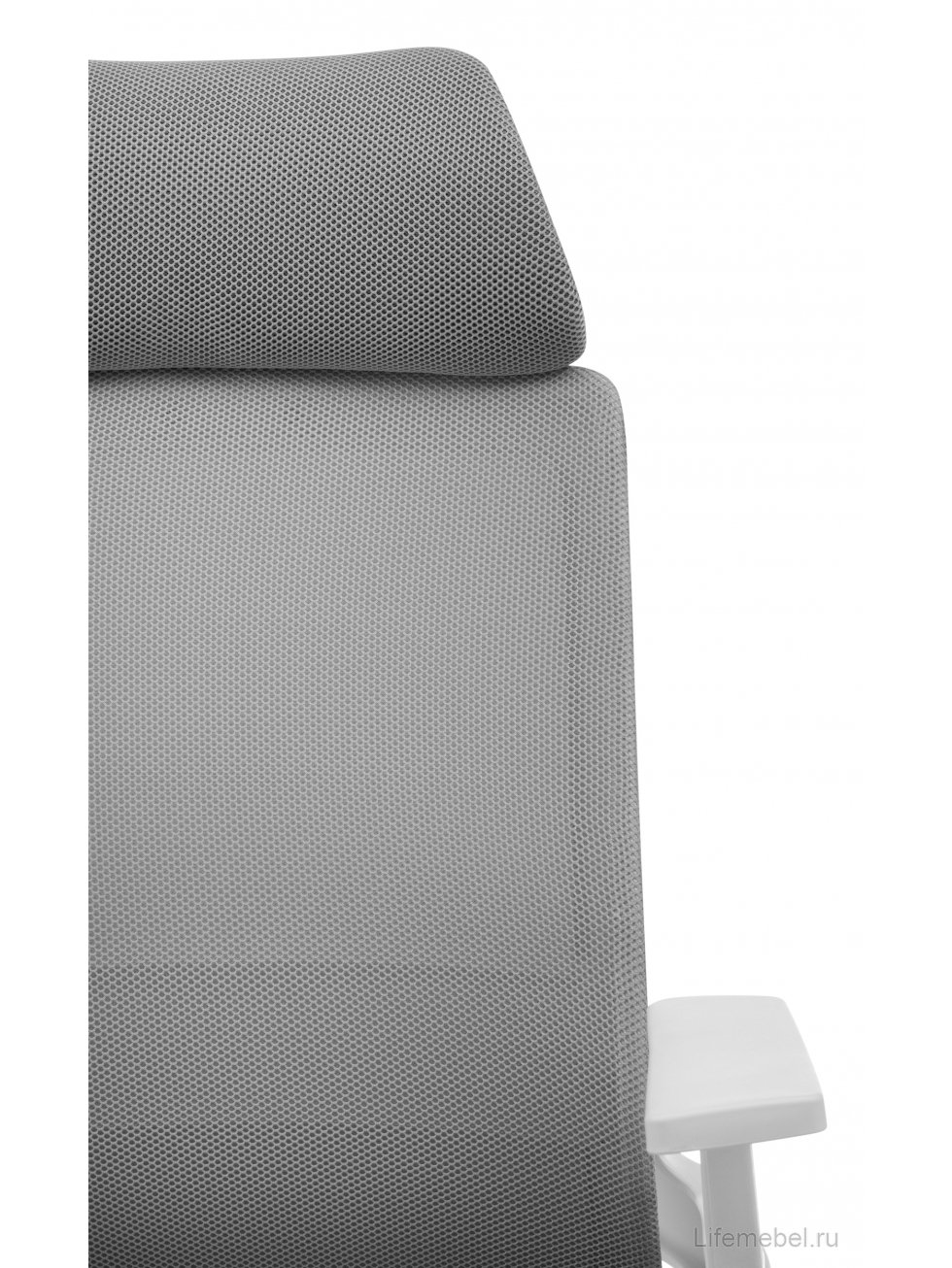 Компьютерное кресло Flok gray / white