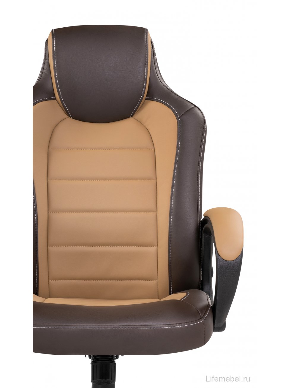 Компьютерное кресло Kadis коричневое / бежевое