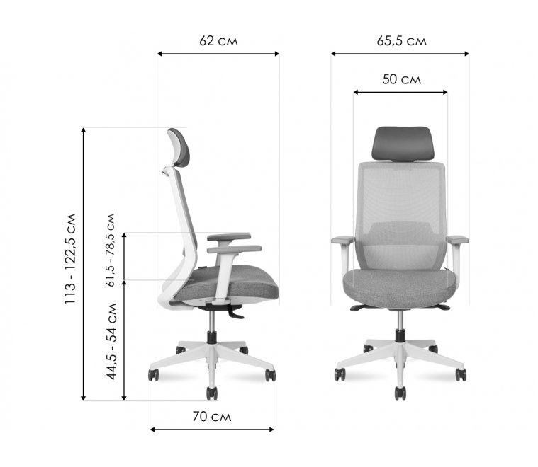 Компьютерное кресло Mono grey Компьютерное кресло Mono grey