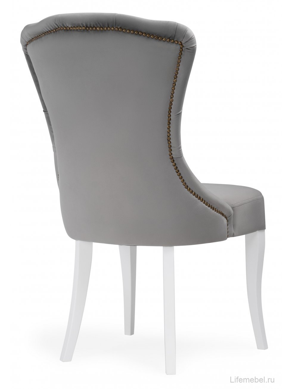Деревянный стул Милано 1 серый / белый
