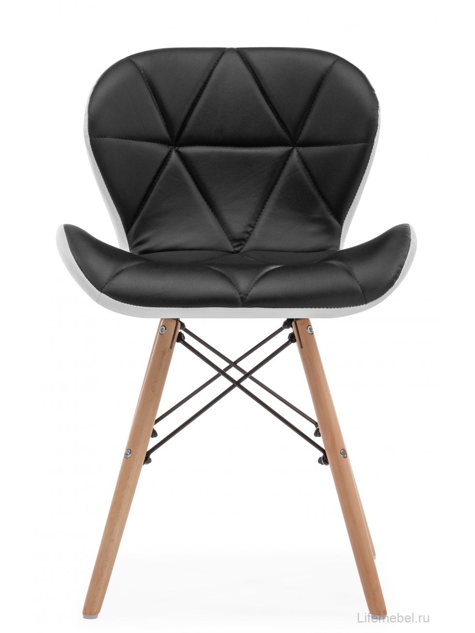 Деревянный стул PC-027 black / white