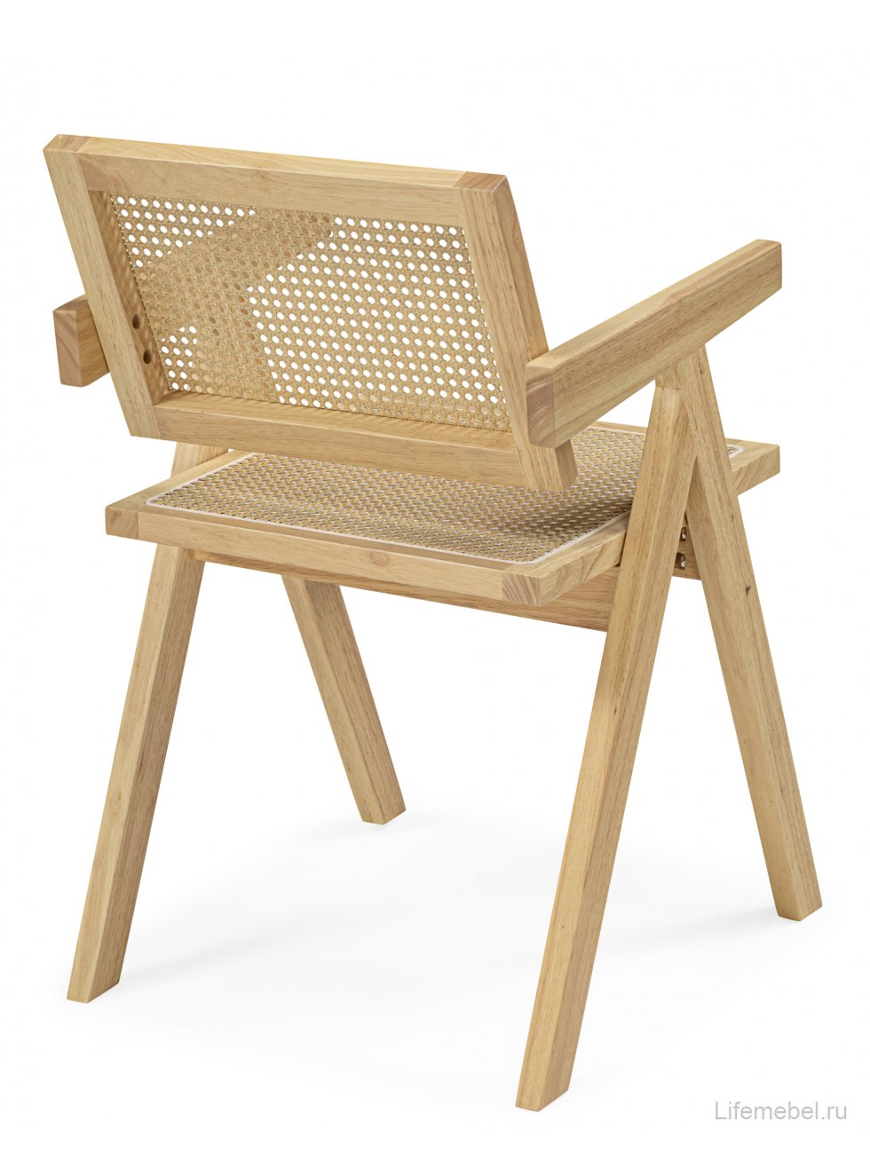 Деревянный стул Rattan wood