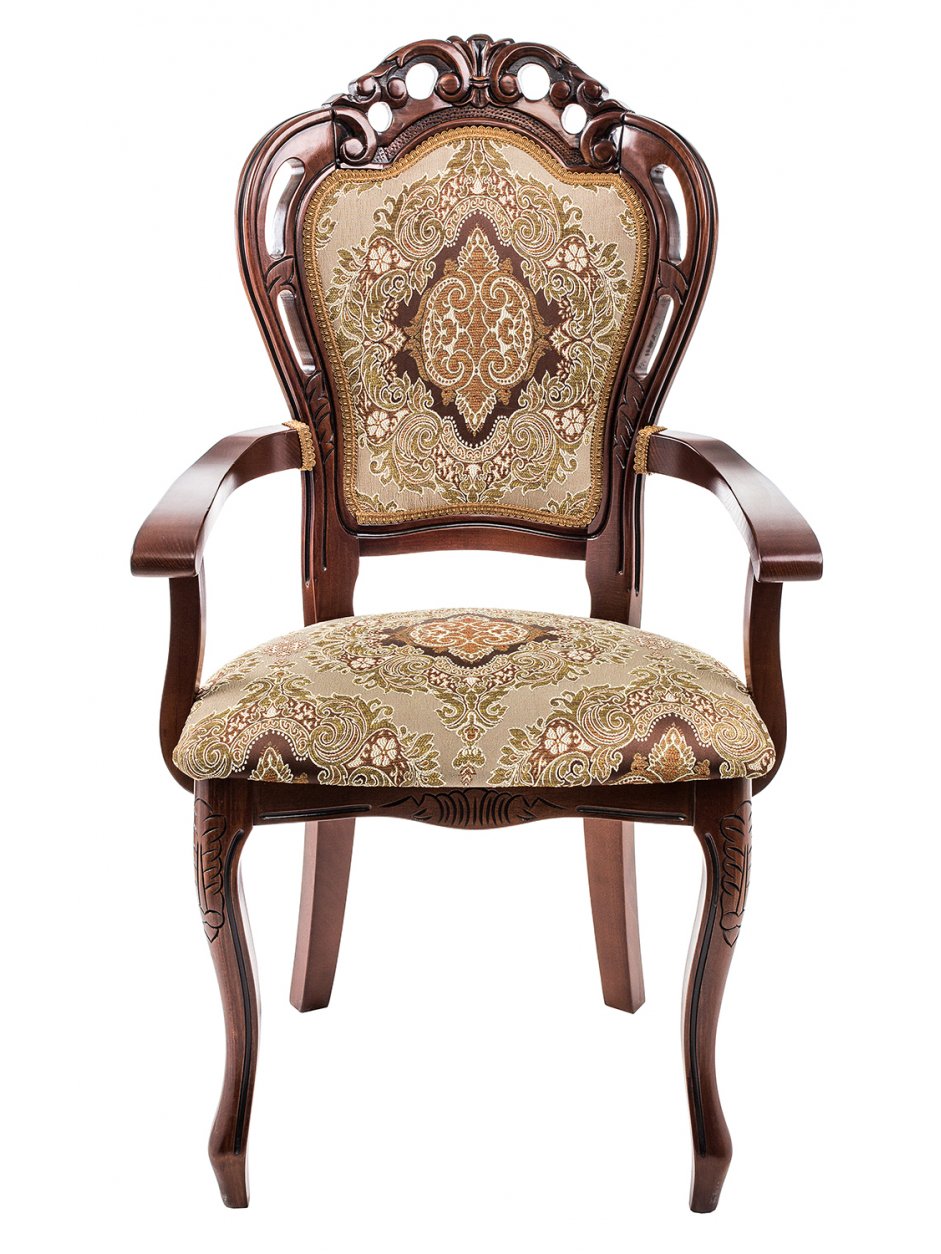 Кресло Bronte вишня / патина