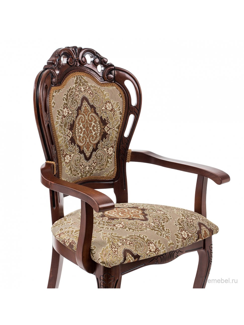 Кресло Bronte вишня / патина