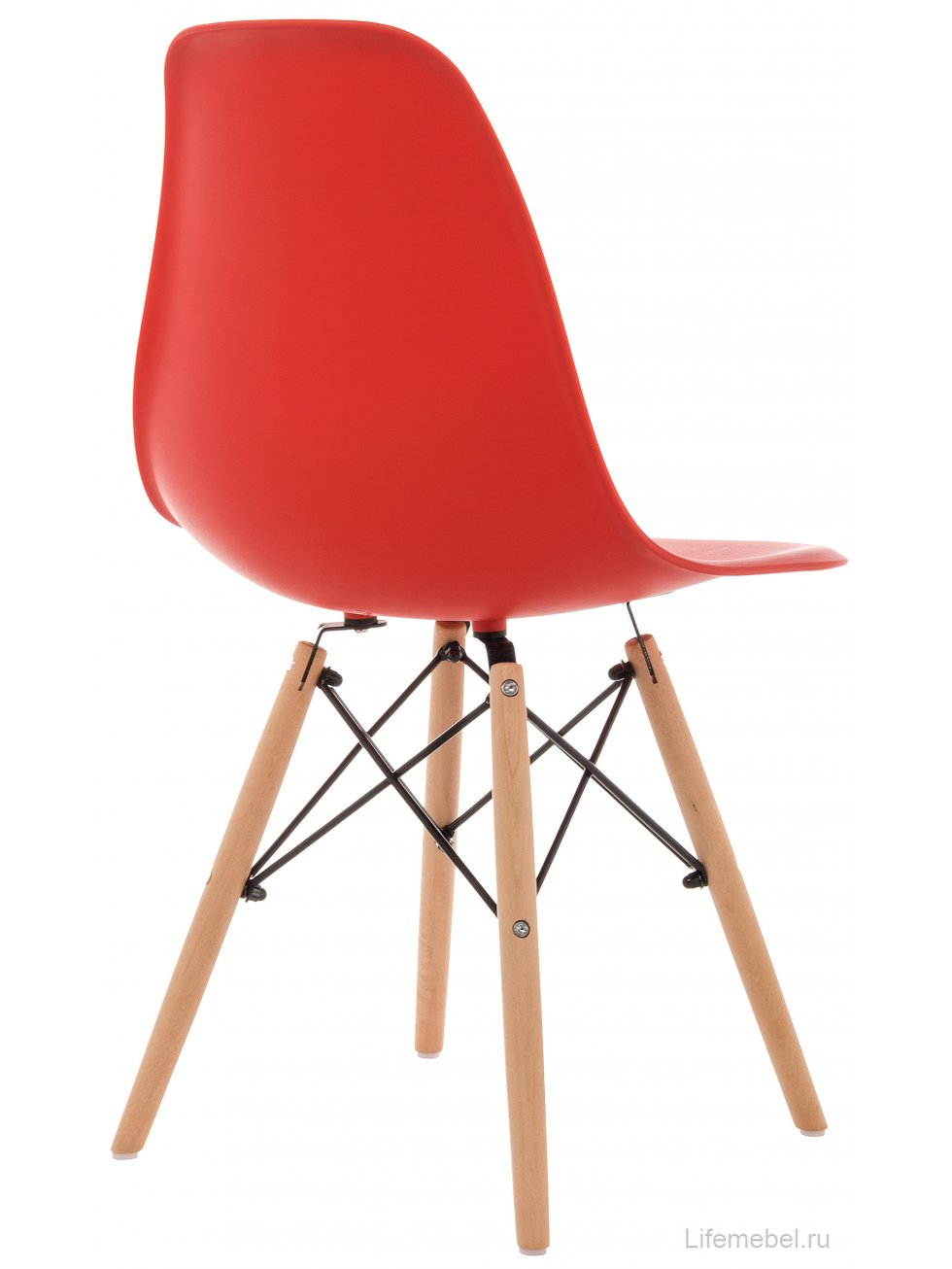 Пластиковый стул Eames PC-015 красный