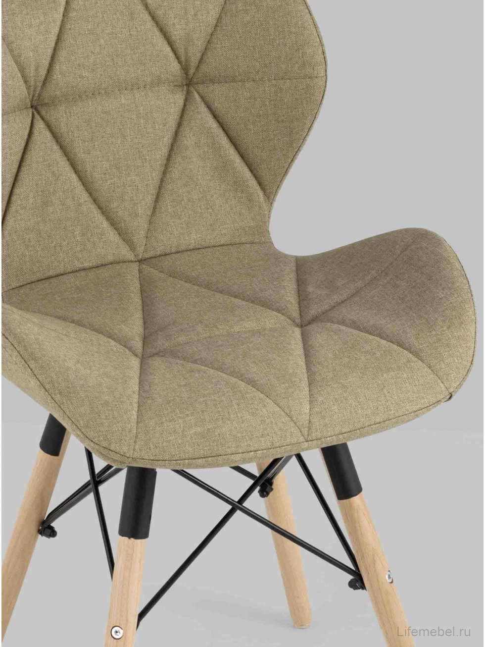 Деревянный стул Доминика бежевый