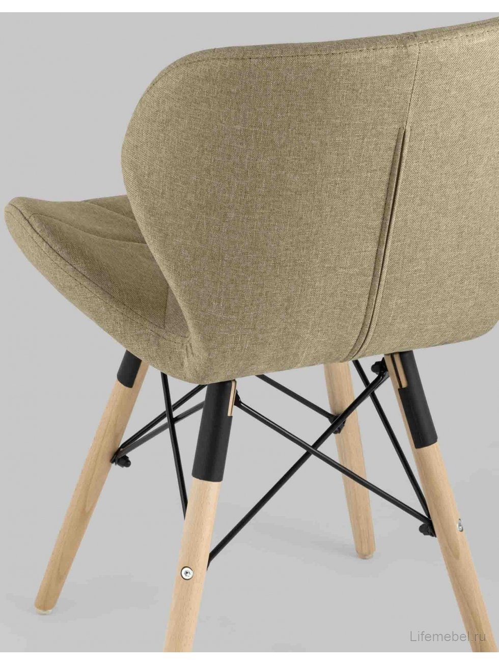 Деревянный стул Доминика бежевый