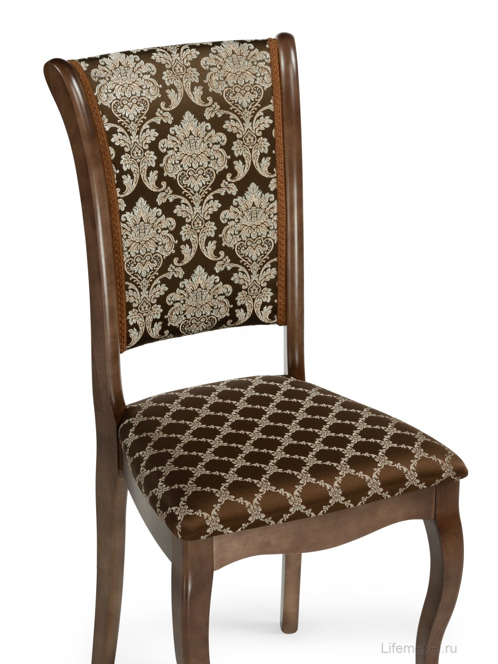 Деревянный стул Фабиано орех / шоколад комби