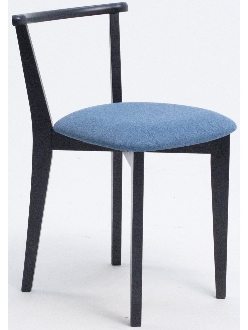 Деревянный стул Франк ПМ черный / синий